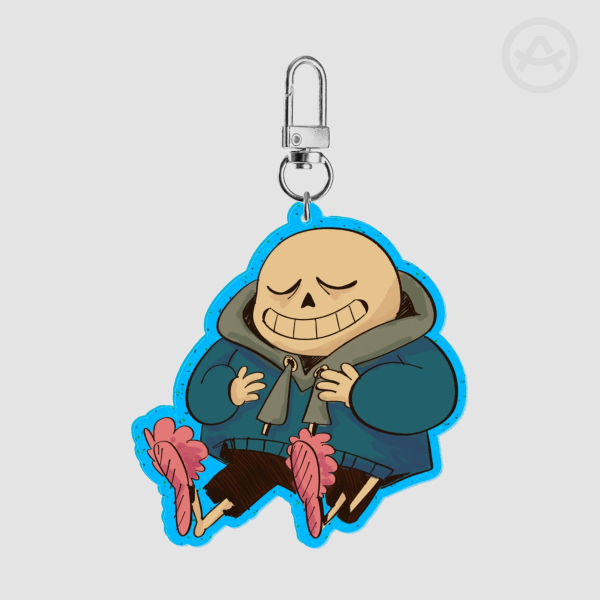”just resting my eyes…” Sans Keychain | Undertale