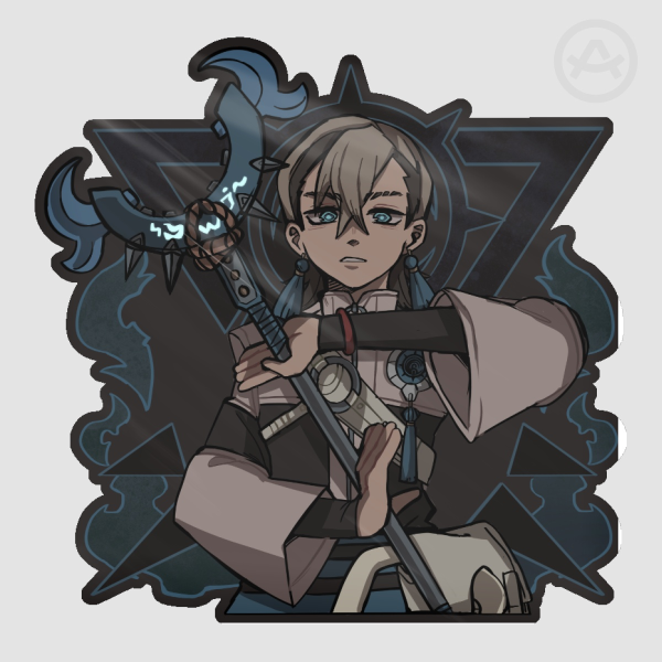 GACHIAKUTA Zanka Nijiku 7CM Glossy Sticker