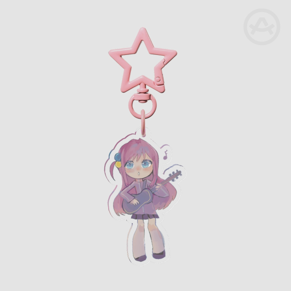 Bocchi the Rock Clear Acrylic Keychains