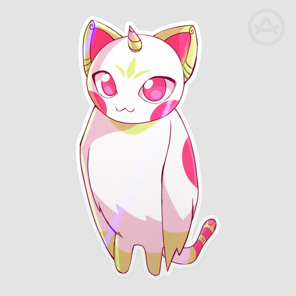 Big Johnny Meowl Die Cut Sticker