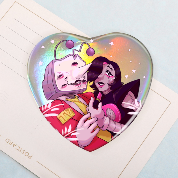 Mettatenna Heart Button