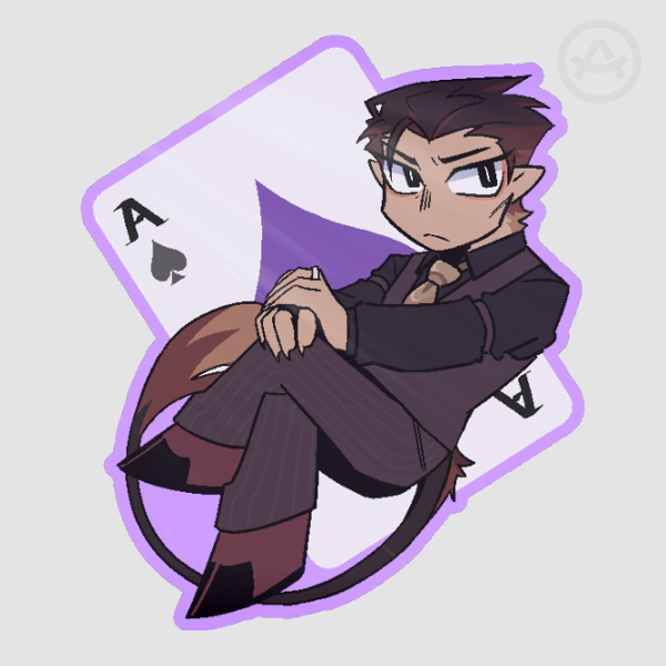 RGG - Mine Ace Die-Cut Sticker