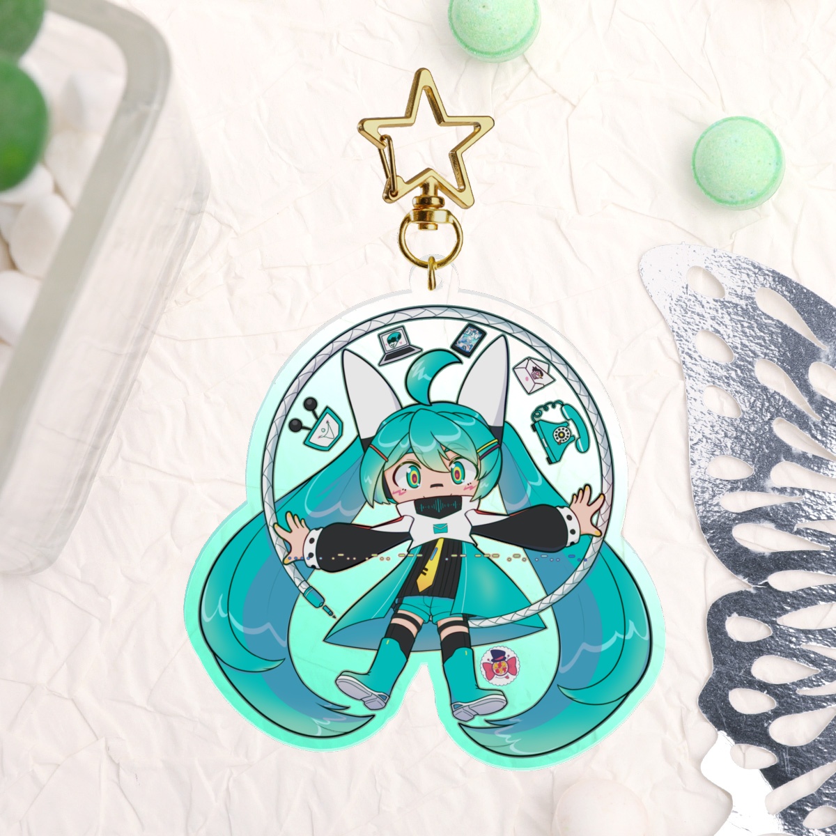 ACRYLIC CHARM - DELTARUNE Mr. Ant Tenna's Booty by MSM394 (Missis
