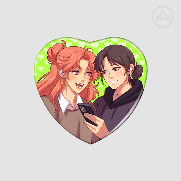 Mitsuaya Heart Badge