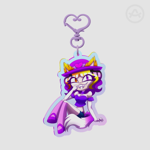 Girly Shipper Valentine BDay Keychain [Tina]