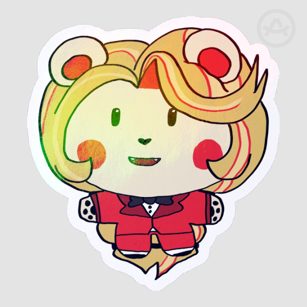 Hazbin Hotel Bear Stickers - Charlie Morningstar