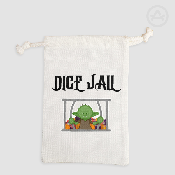 Dice Jail text Bag