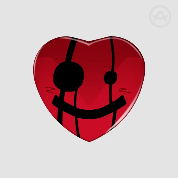 Jx1dx1 Heart Pin