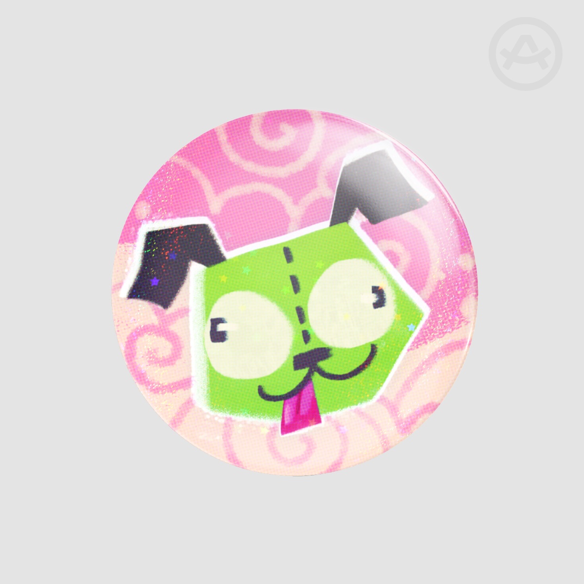 GIR - Invader Zim Button