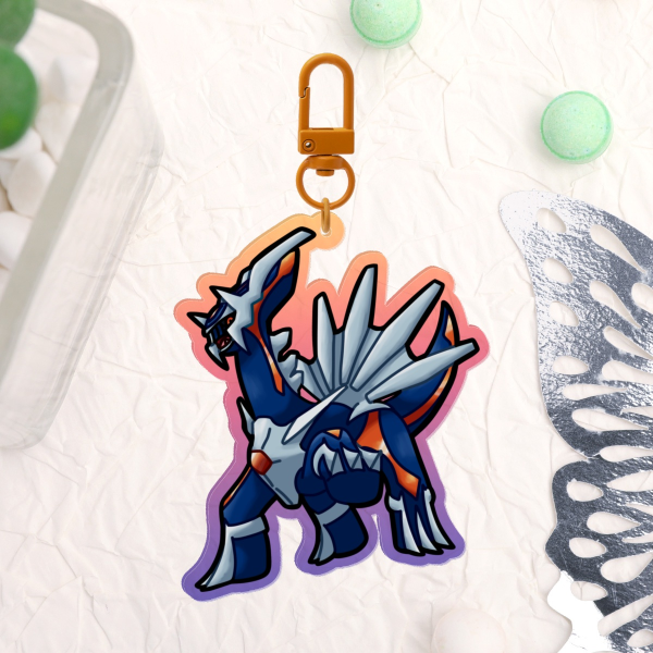 Primal Dialga Acrylic Keychain
