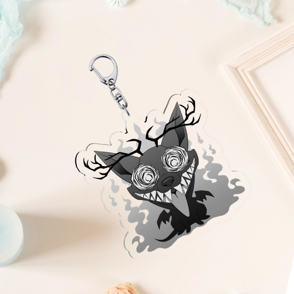 Cursed Dog keychain