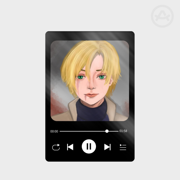 Ash Lynx Banana Fish Plastic Transparent Photocards