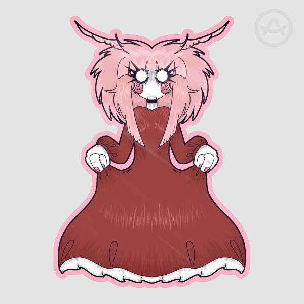 Lucelia Emo Sticker