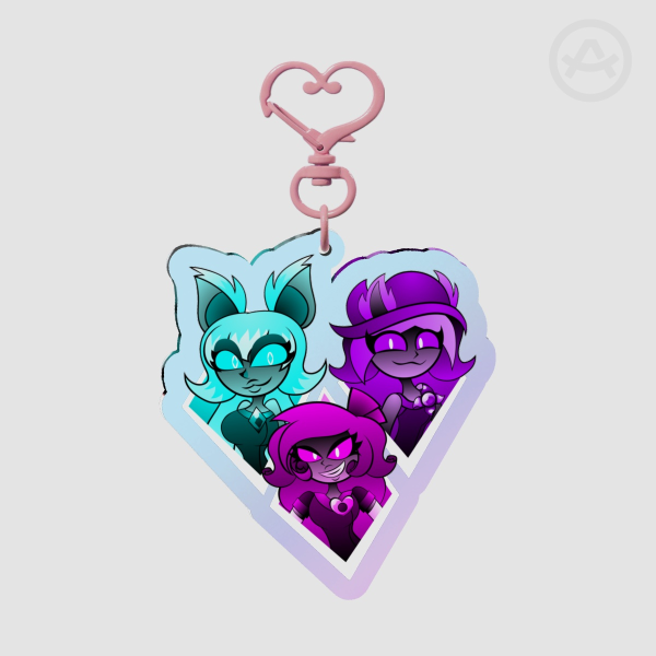 Girly Shippers Keychain