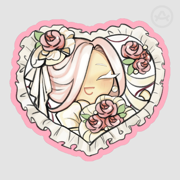 Wedding Cake cookie {CRK} sticker