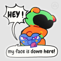 Uggo Buttface (sticker)