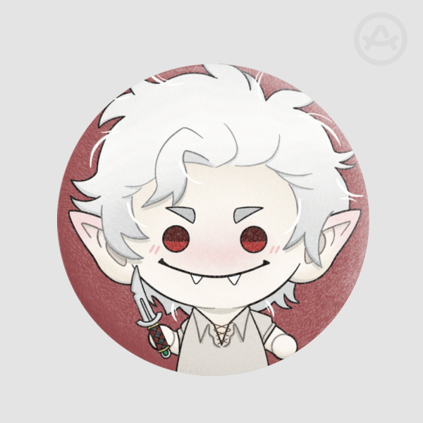 Baldur's Gate 3 | Astarion Plush Badge