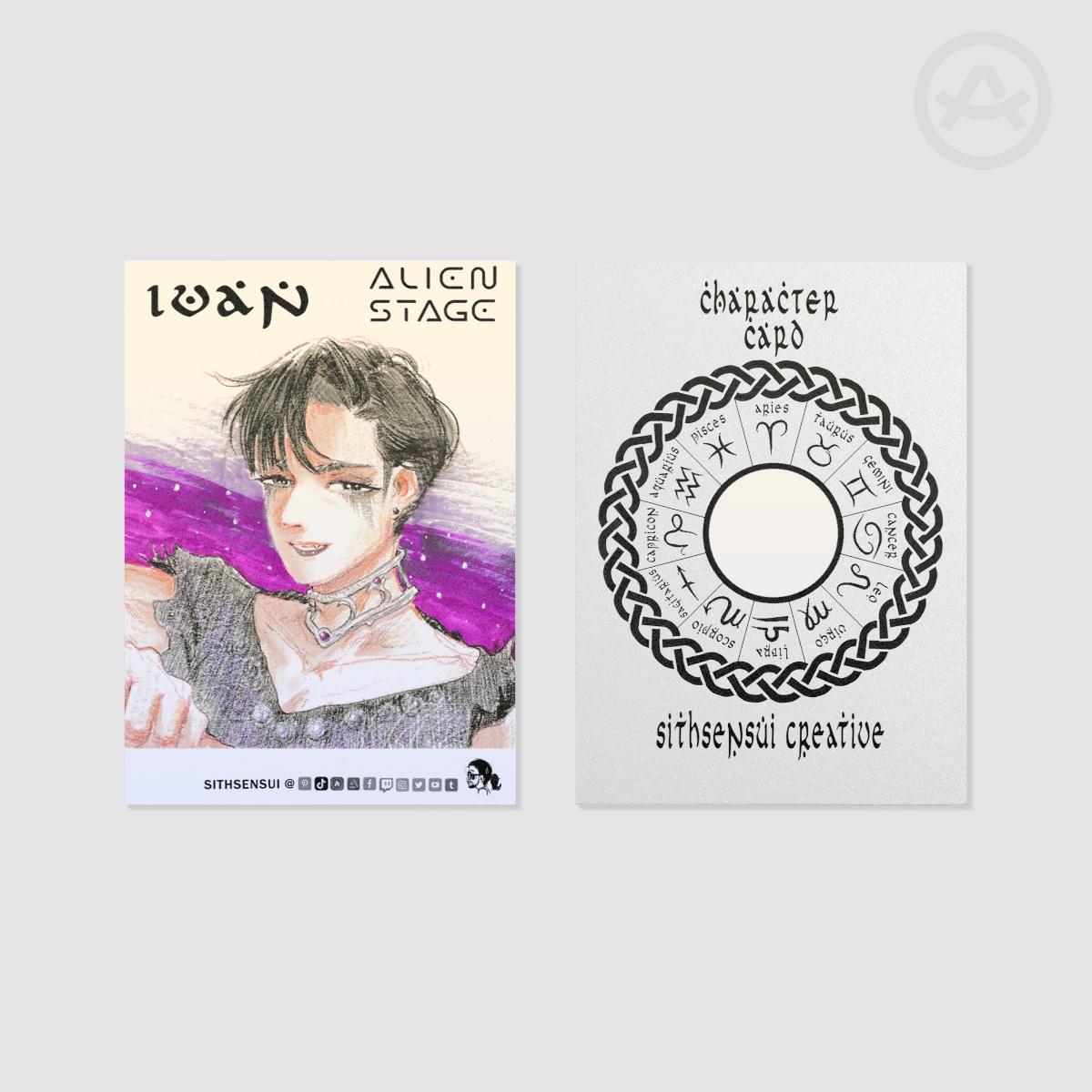 ALIEN STAGE SERIES_IVAN_ Pearl Paper Photocards