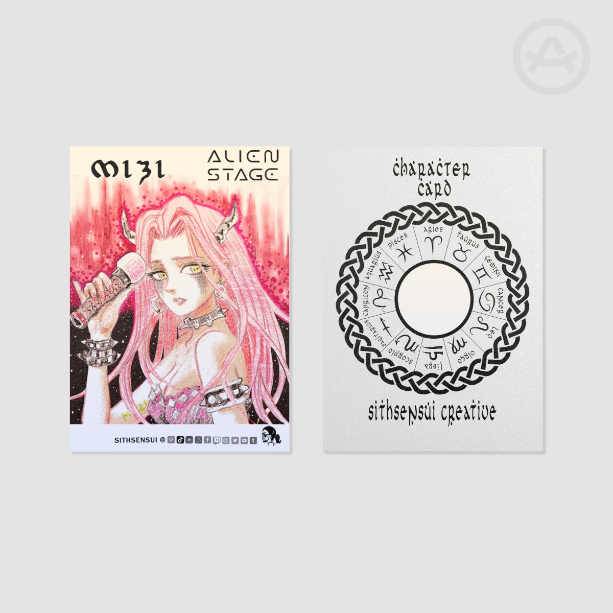 ALIEN STAGE MIZI__A5 Pearl Paper Photocards