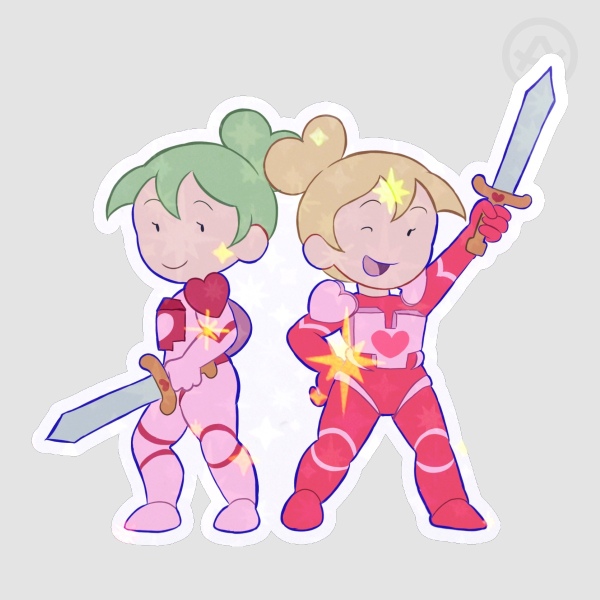 Fionna and fennel sticker