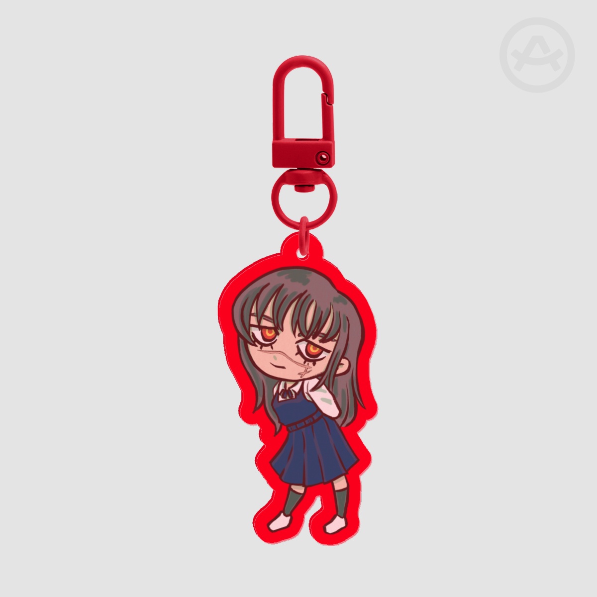 Asa & Yoru Clear Acrylic Keychains