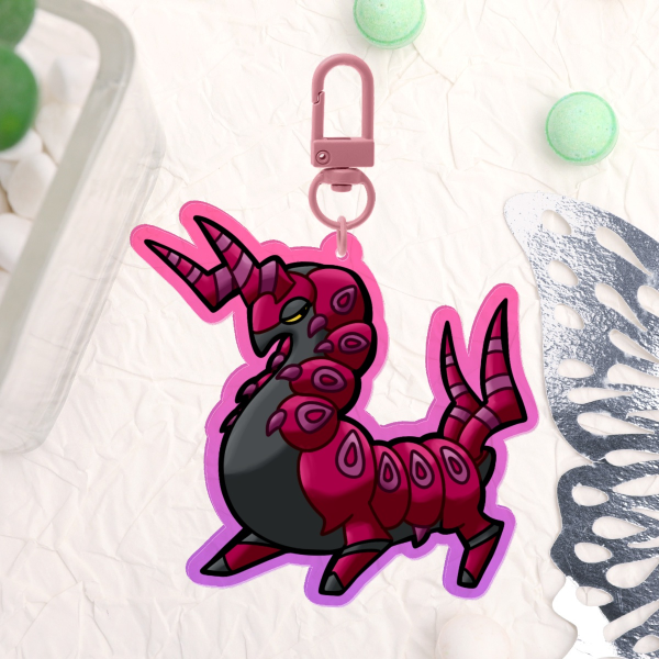 Scolipede V1 Acrylic Keychain