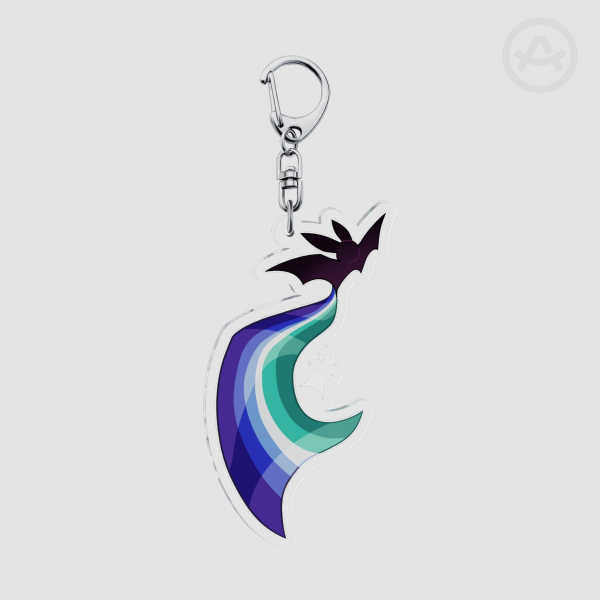 Gay Bat Keychain