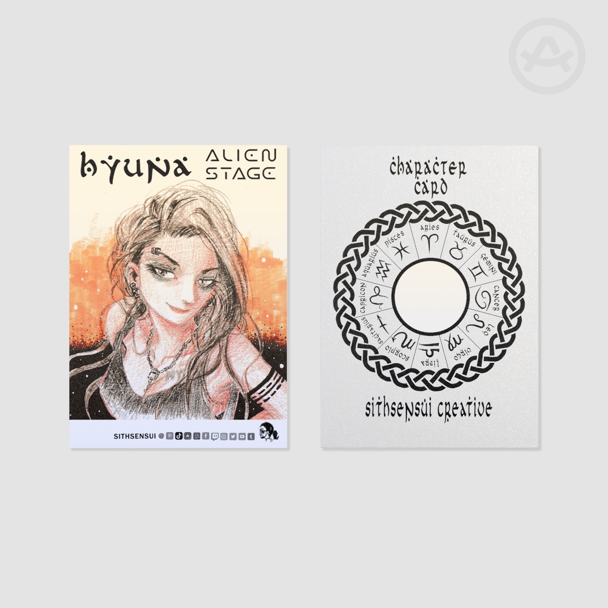 ALIEN STAGE SERIES_HYUNA_ Pearl Paper Photocards