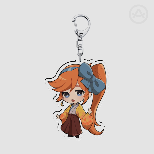 Athena/Ace Attorney Keychain