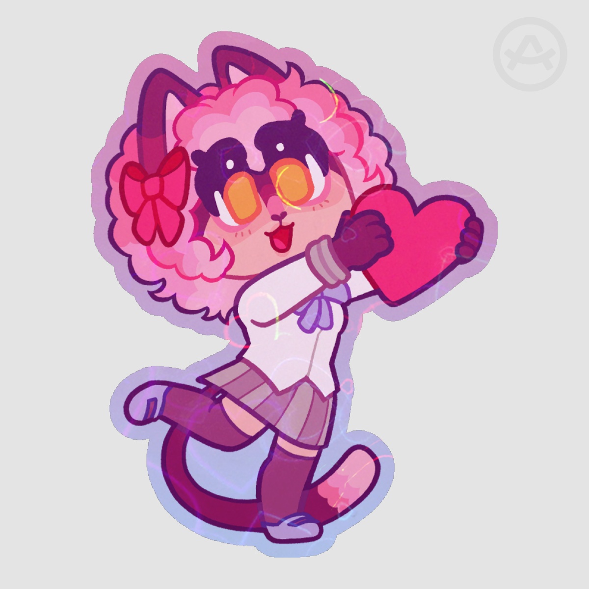 LOVE STRUCK 2026 Kawaii Chan / Nana Valentine Sticker