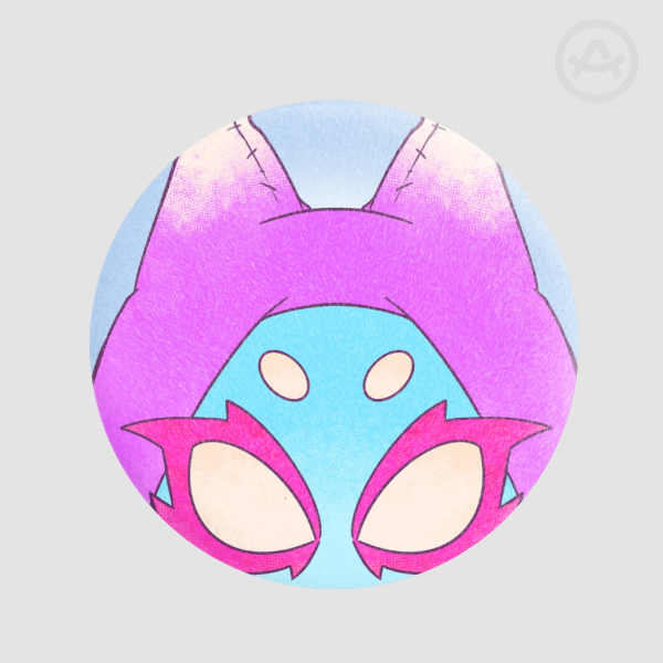 Blue Weaver Plush Badges