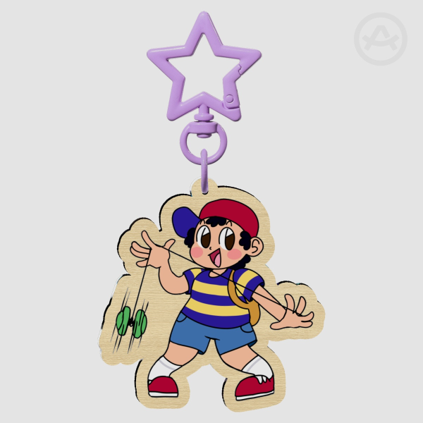 Ness Wood Keychain