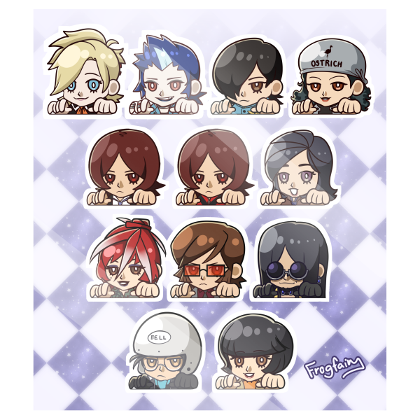 [Persona 2] Innocent Sin and Eternal Punishment Party Stickers