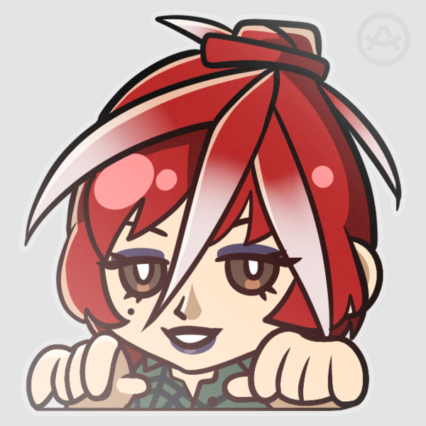 [Persona 2] Ulala Serizawa Peekaboo Sticker