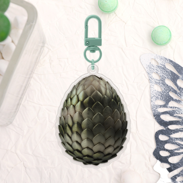 Moondancer Egg Epoxy Keychains