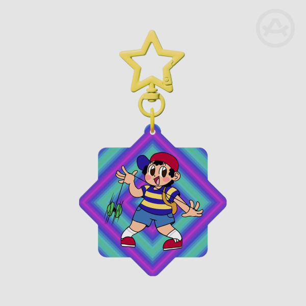 Ness PET Plastic Keychains