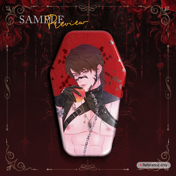 Catch-22 Caleb Coffin Shape Holographic Badge
