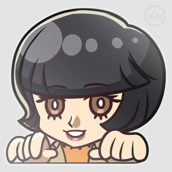 [Persona 2] Eriko Kirishima Peekaboo Sticker