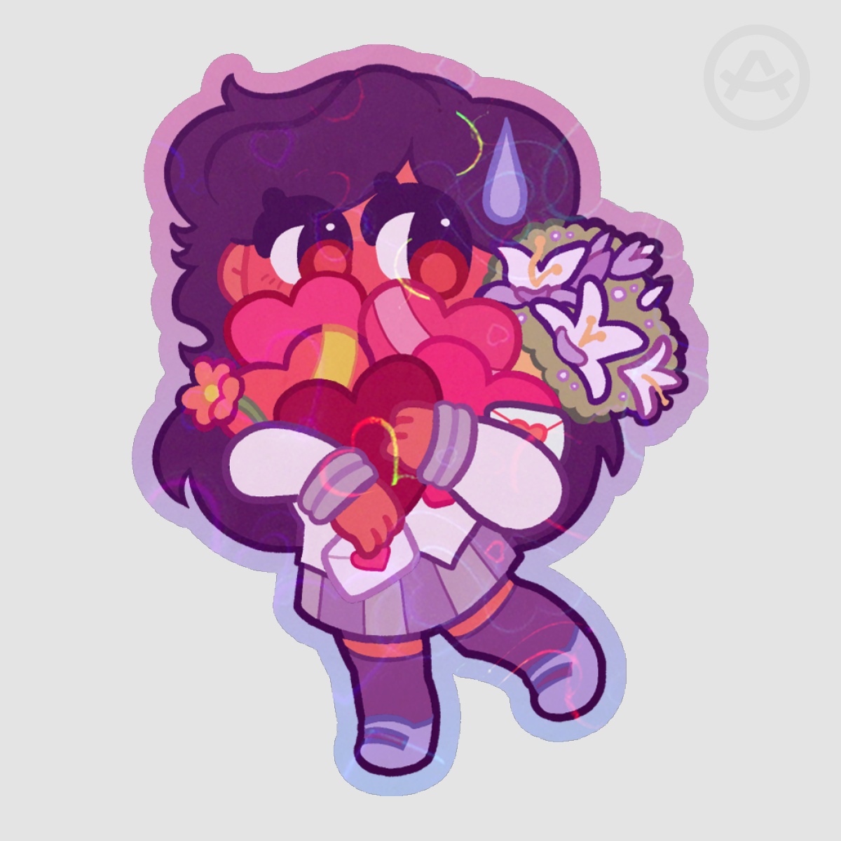 LOVE STRUCK 2026 Aphmau Valentine Sticker