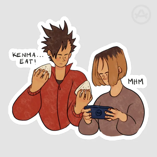 Kenma Eat - Sticker