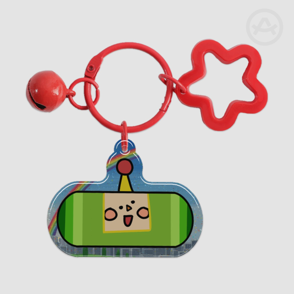 Katamari Prince Glitter Acrylic Keychain