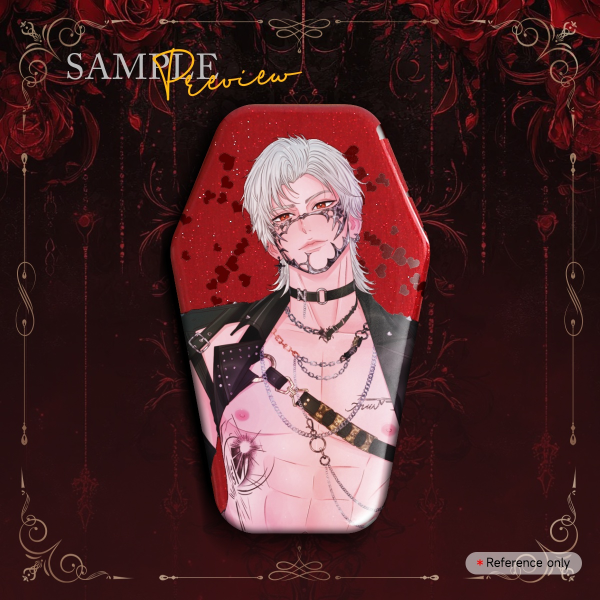 Catch-22 Sylus Coffin Shape Holographic Badge
