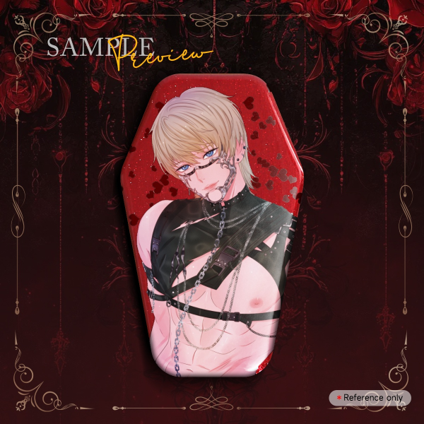 Catch-22 Xavier Coffin Shape Holographic Badge