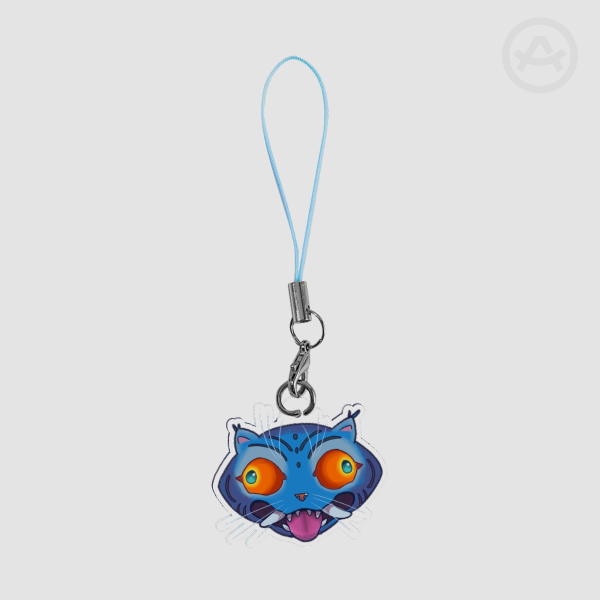 [KPDH] phone keychain Silly cat