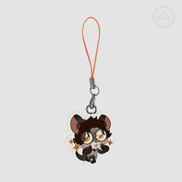 Arcane - Cutesy Ferret Viktor 4cm Glitter Phone Charm