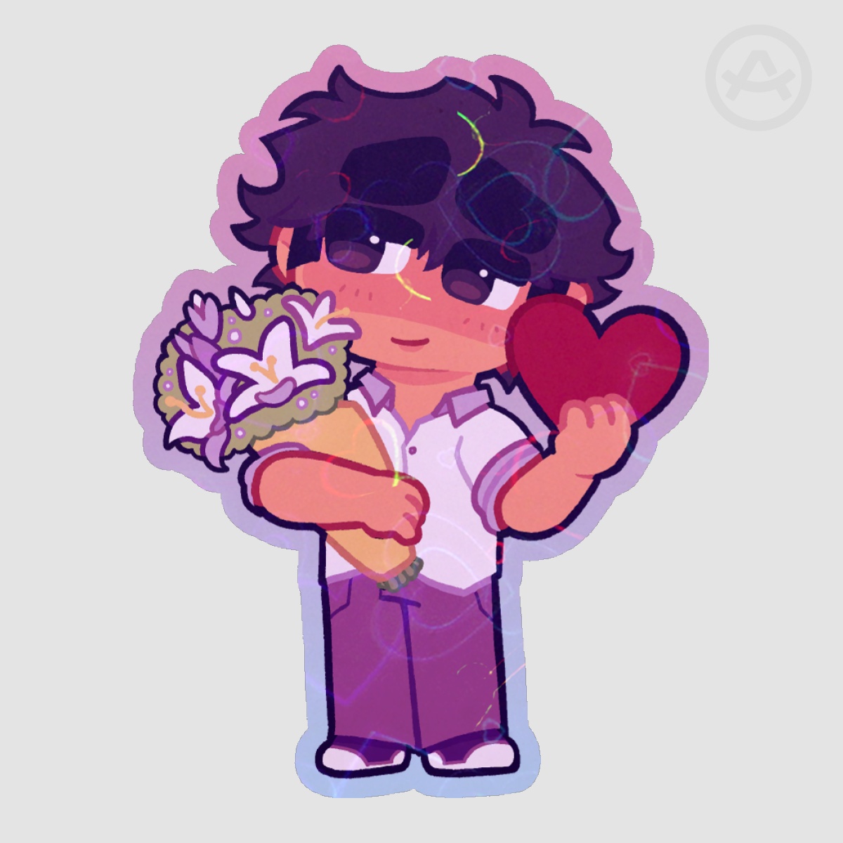 LOVE STRUCK 2026 Aaron Valentine Sticker