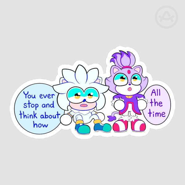 Silver & Blaze Sticker