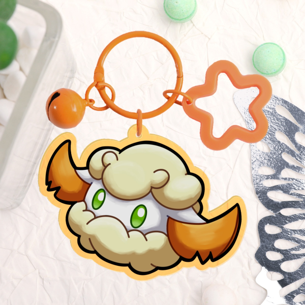 Shiny Cottonee Acrylic Keychain