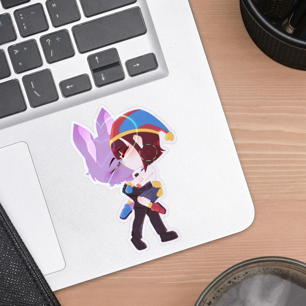 FunnyBunny kissing Sticker
