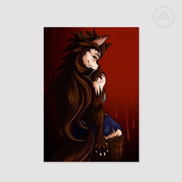 Anne Mythcorp Monstress OC Poster Print